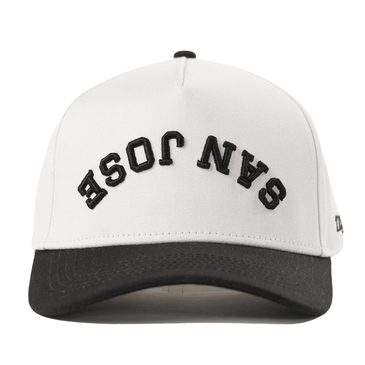 san jose upside down a-frame snapback hat