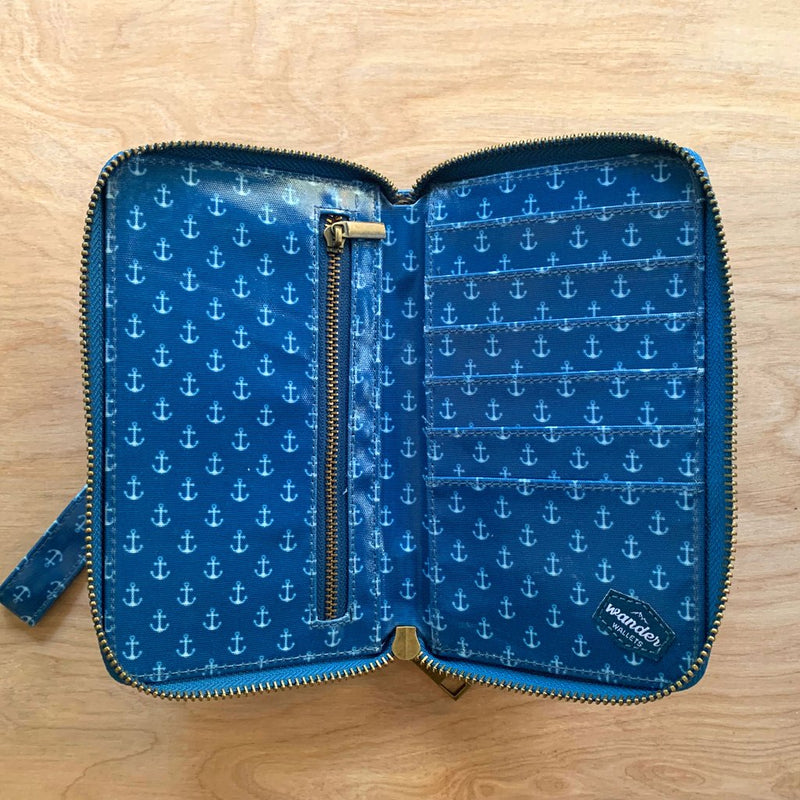 Wander Wallets Anchors Wristlet