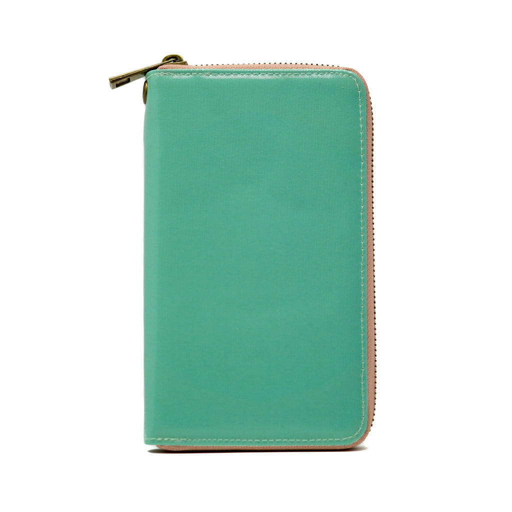 Wander Wallets Aperol Mint Wristlet