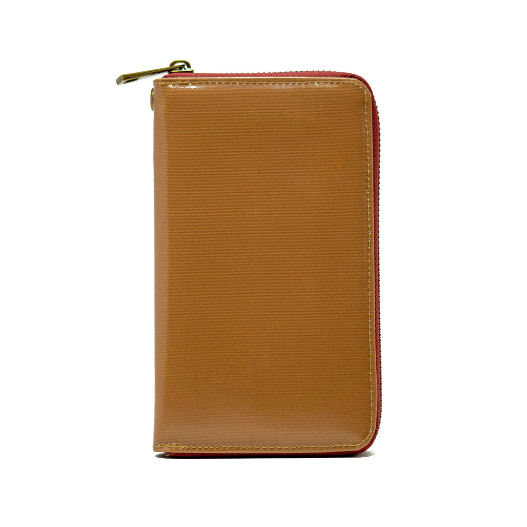 Wander Wallets Caramel Port Wristlet