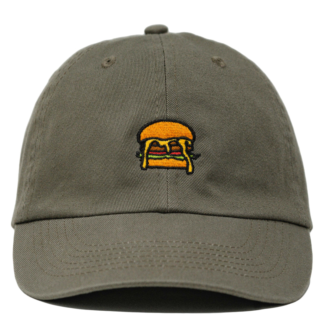 Cheeseburger Embroidered Dad Hat