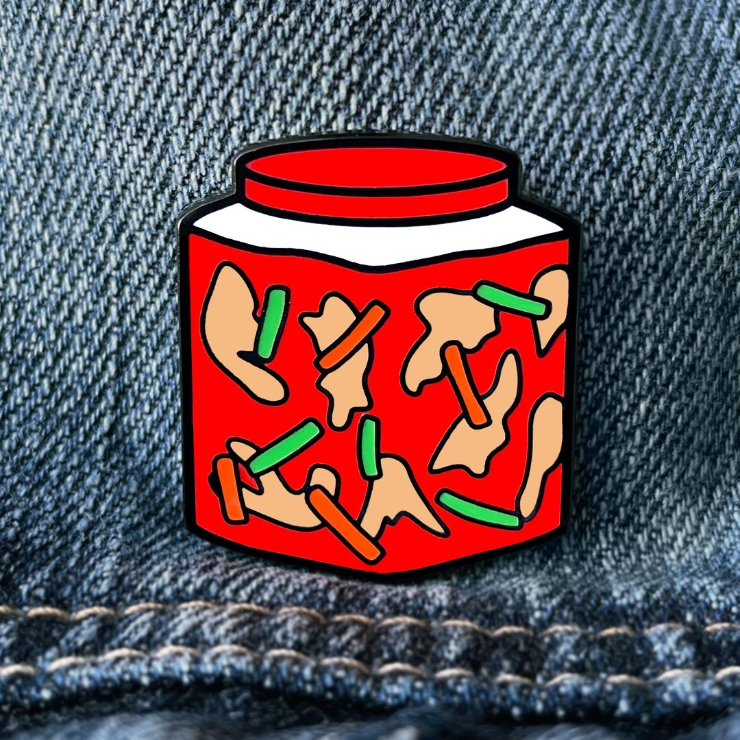 Kimchi Enamel Pin