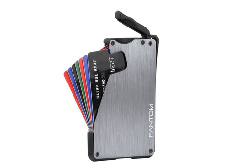 Fantom F10 Aluminum Wallet & Coin Holder (Silver)