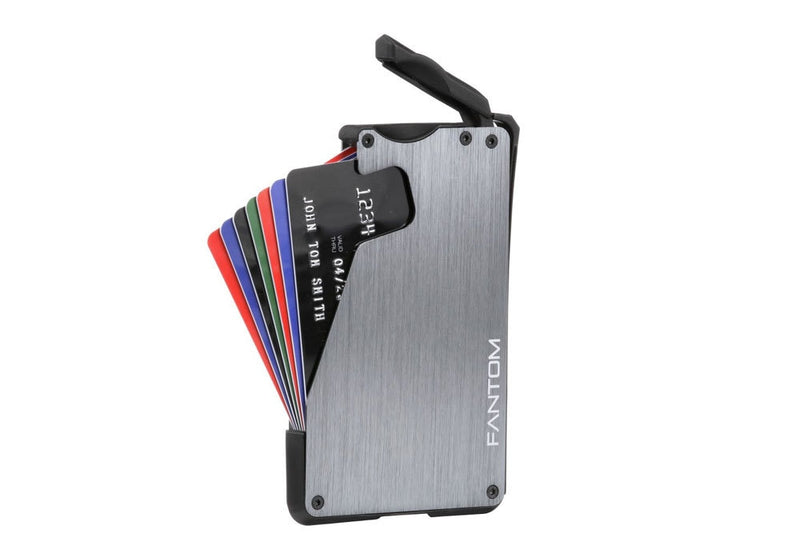 Fantom F10 Aluminum Wallet & Coin Holder (Silver)