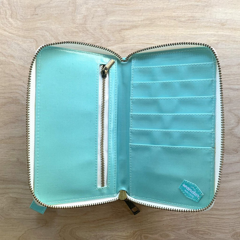 Wander Wallets Minty Fresh Wristlet