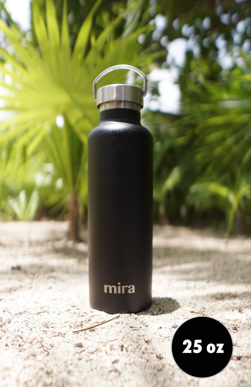 Mira Alpine 25 oz Water Bottle (Black)