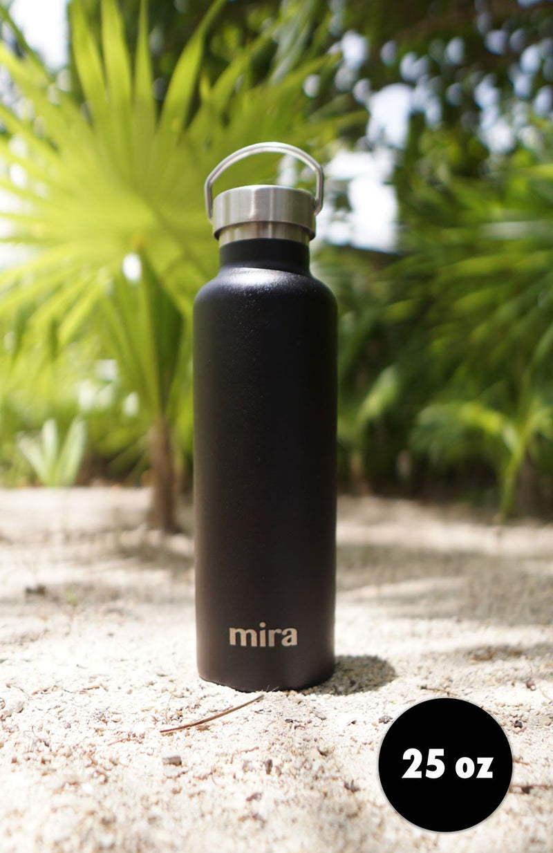 Mira Alpine 25 oz Water Bottle (Black)