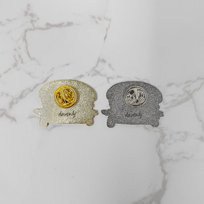 burger pin back