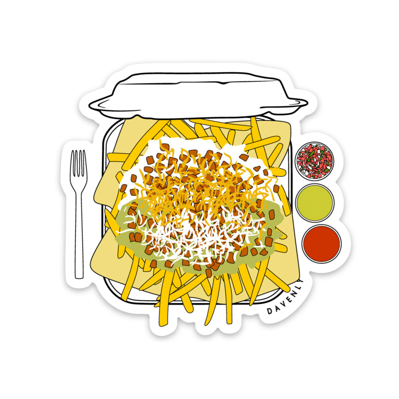 Carne Asada Fries Sticker