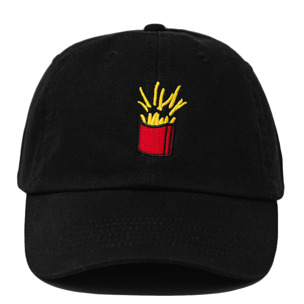 French Fries Hat Black